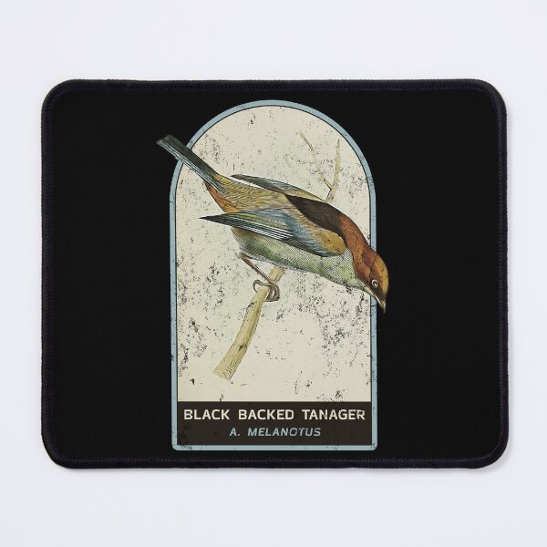 Item preview, Bird Black Backed Tanager illustration designed and sold by Lemomo-zoo.