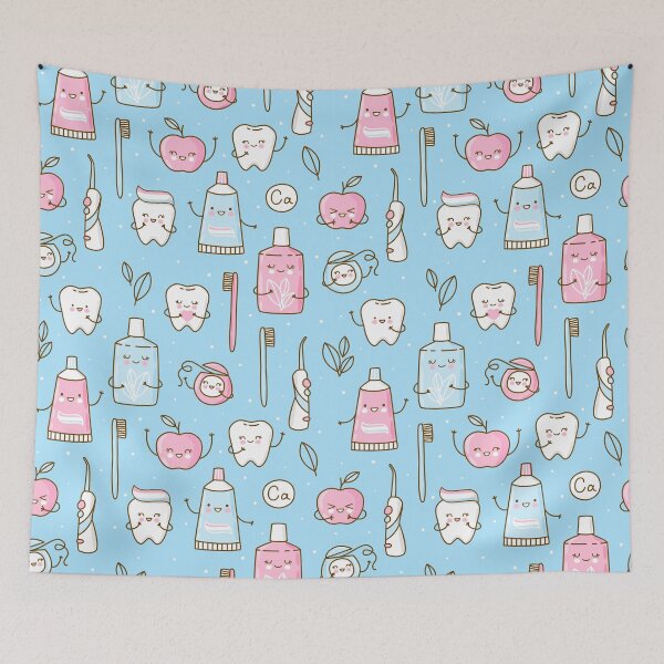 Item preview, Dental Assistant Dental Squad Students Scrab Toothbrush Smiley Uniform Crew Socks Casual Funny Crazy Colorful Neon Rainbow Dress Socks Gift  designed and sold by Dr.YesOrNo.