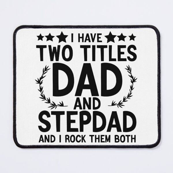 Item preview, Best Dad and Stepdad Shirt Cute Fathers Day Gift from Wife  designed and sold by AMERZAGUE DESIGN.