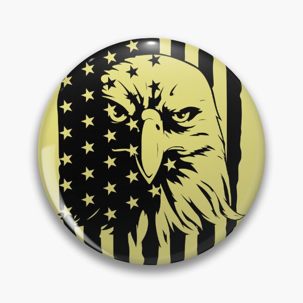 Item preview, American Flag with Bald eagle  designed and sold by KoopTroop ⭐⭐⭐⭐⭐.