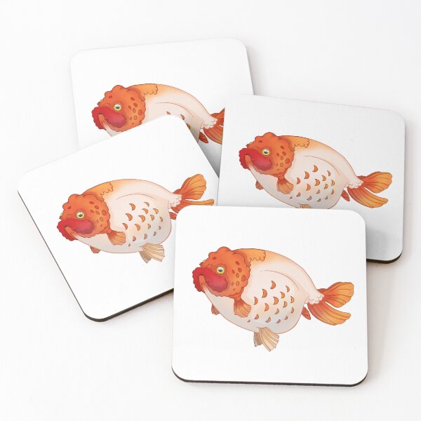 Item preview, Fancy Exotic Goldfish - Ranchu / Lionchu designed and sold by Puddmuppy.