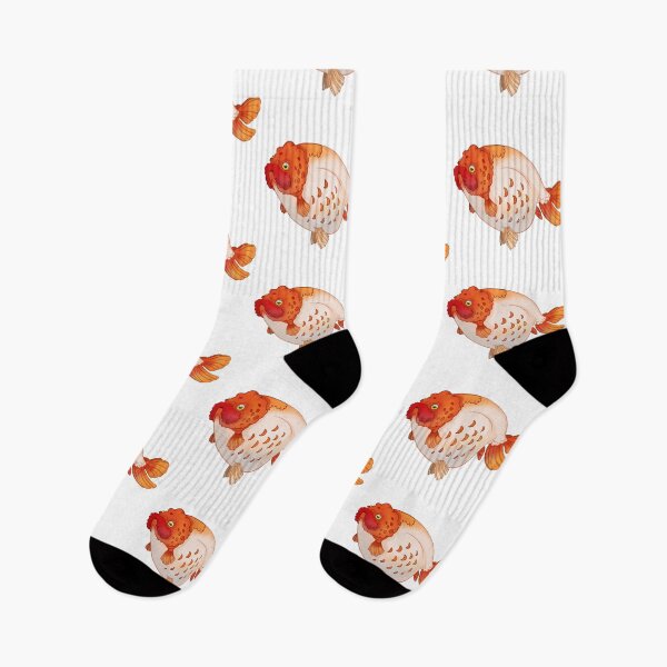 Item preview, Fancy Exotic Goldfish - Ranchu / Lionchu designed and sold by Puddmuppy.