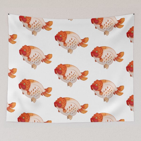Item preview, Fancy Exotic Goldfish - Ranchu / Lionchu designed and sold by Puddmuppy.
