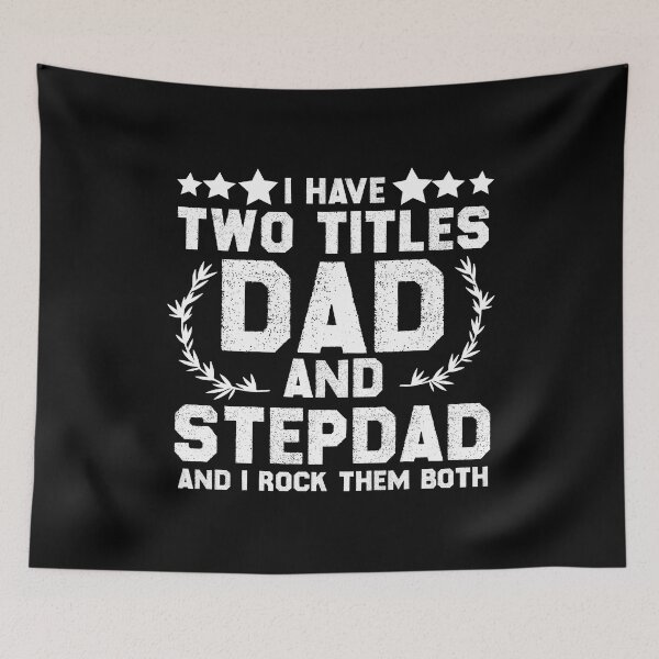 Item preview,  Best Dad and Stepdad Shirt Cute Fathers Day Gift from Wife  designed and sold by AMERZAGUE DESIGN.