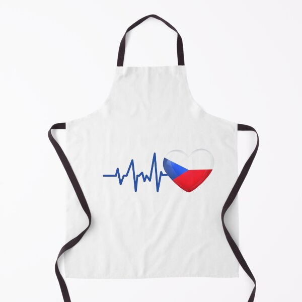 Item preview, HEARTBEAT CZECH FLAG ECG GIFT IDEA designed and sold by melshirt-shop.