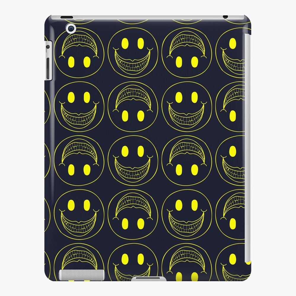 the-creepiest-smiley-face-emoji-pattern-ipad-case-skin-by