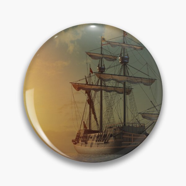 Item preview, Pirate Ship Sunrise designed and sold by Mterry1202.