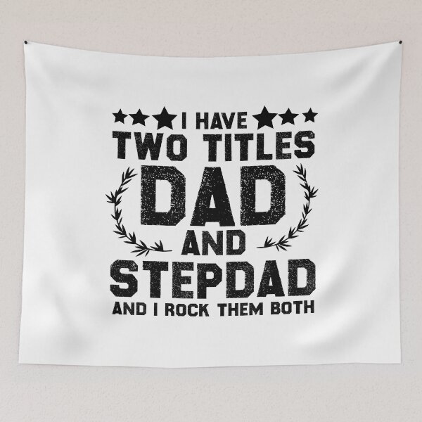 Item preview,  Best Dad and Stepdad Shirt Cute Fathers Day Gift from Wife  designed and sold by AMERZAGUE DESIGN.
