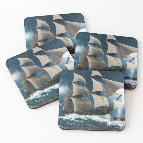 Item preview, Pirate Ship Stormy design designed and sold by Mterry1202.