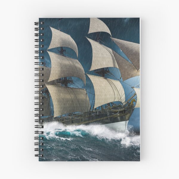 Item preview, Pirate Ship Stormy design designed and sold by Mterry1202.