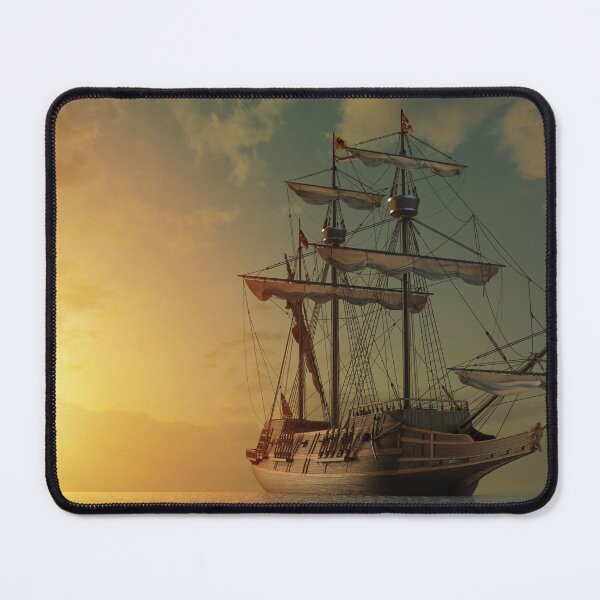 Item preview, Pirate Ship Sunrise designed and sold by Mterry1202.
