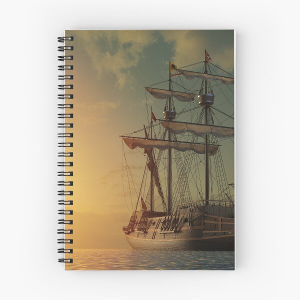 Item preview, Pirate Ship Sunrise designed and sold by Mterry1202.