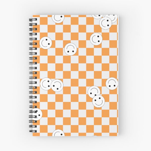 Item preview, Orange Checkered Smiley Face designed and sold by ingridtank.