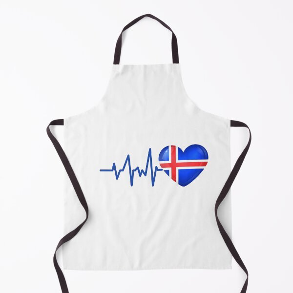 Item preview, HEARTBEAT ICELAND FLAG ECG GIFT IDEA designed and sold by melshirt-shop.