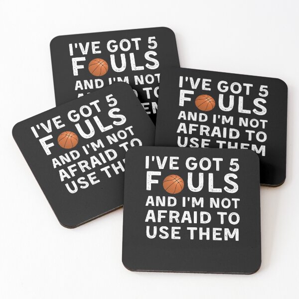 Item preview, I've Got 5 Fouls And I'm Not Afraid To Use Them-Funny Basketball Player Gift designed and sold by Mindcaptain.