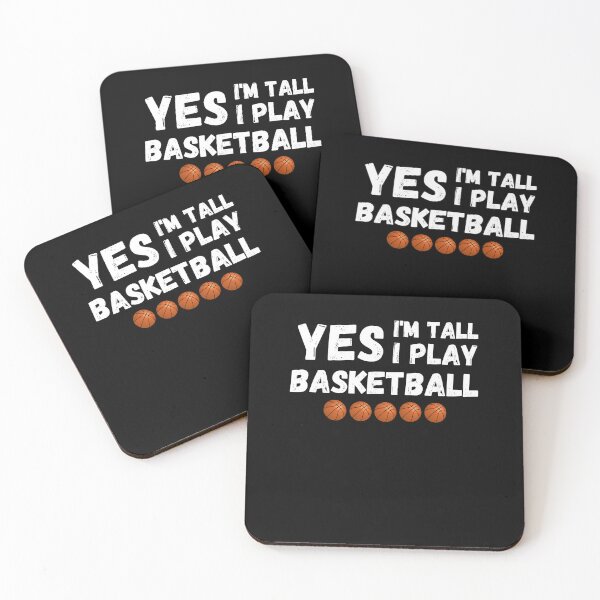 Item preview, Yes I'm Tall I Play Basketball designed and sold by Mindcaptain.
