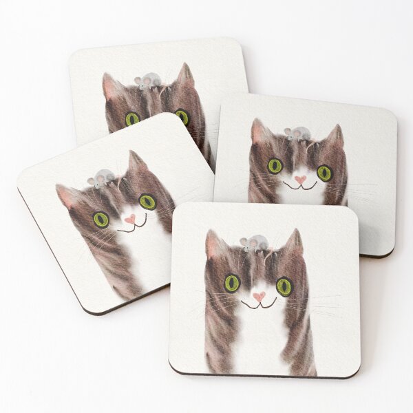 Item preview, cat and mouse designed and sold by Maja Weber.