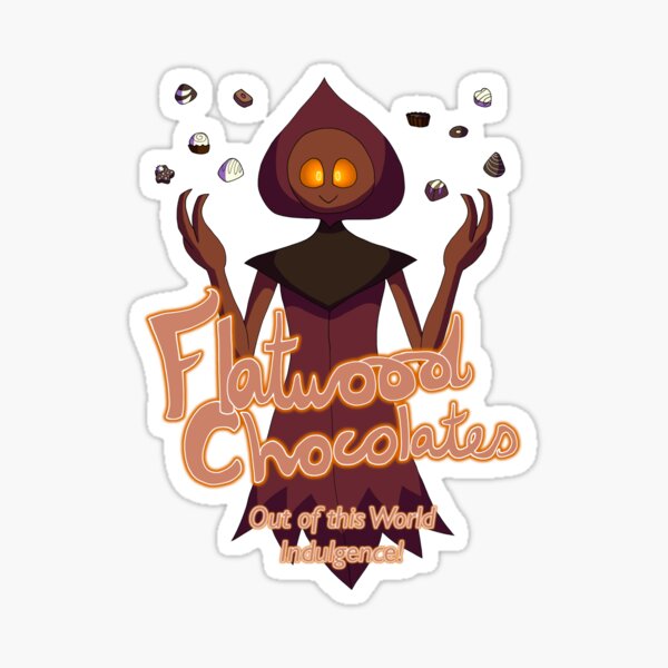 Flatwood Chocolates - Advertisement Style Sticker