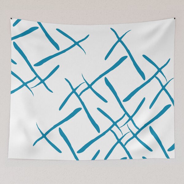 Item preview, Turquoise cross marks designed and sold by flamendes.
