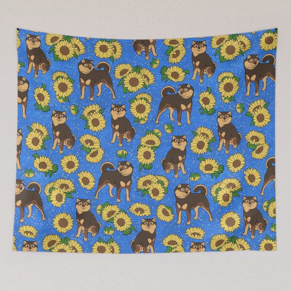 Item preview, Full Body Sesame Hokkaido and Himawari Sunflowers Pattern (All-Over Print) designed and sold by HokkaidoHANA.