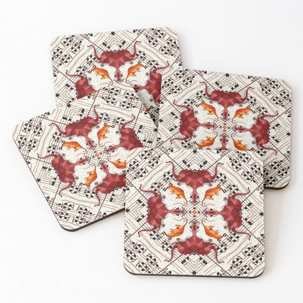 Item preview, Funny pattern of elephants and rats dancing on a music score6. designed and sold by Ralek.