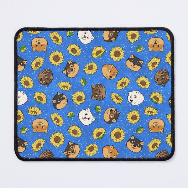 Item preview, Hokkaido Faces and Himawari Sunflowers Pattern (All-Over Print) designed and sold by HokkaidoHANA.