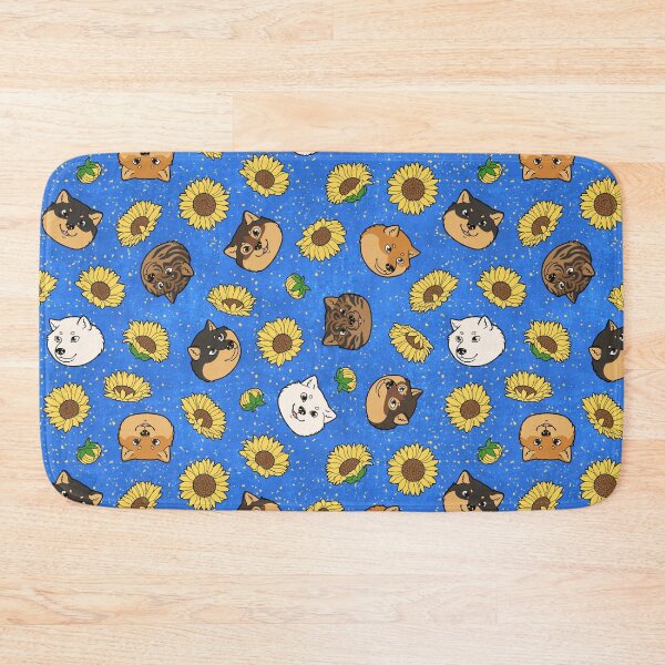 Item preview, Hokkaido Faces and Himawari Sunflowers Pattern (All-Over Print) designed and sold by HokkaidoHANA.