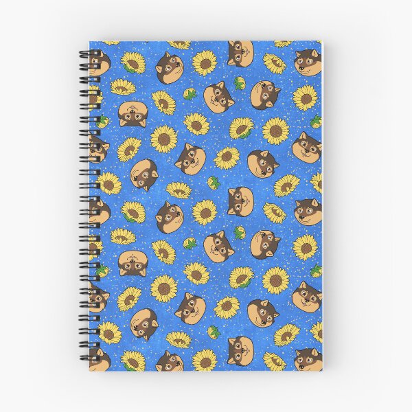Item preview, Sesame Hokkaido Faces and Himawari Sunflowers Pattern (All-Over Print) designed and sold by HokkaidoHANA.