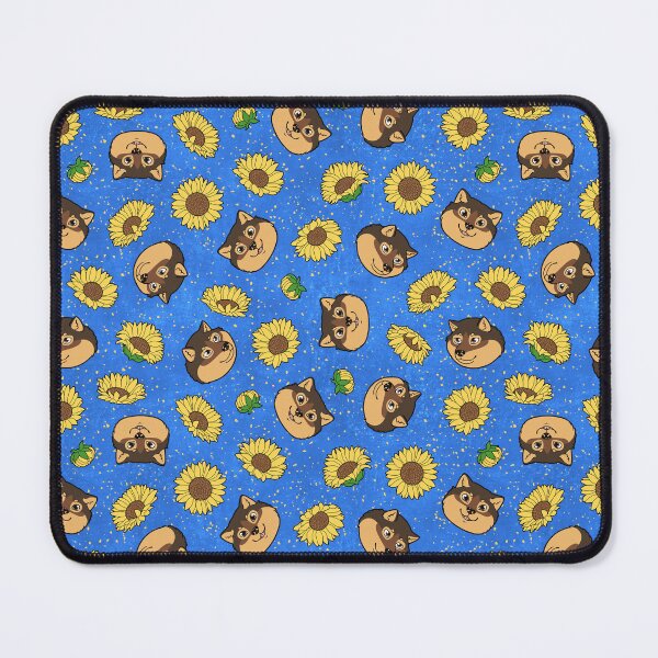 Item preview, Sesame Hokkaido Faces and Himawari Sunflowers Pattern (All-Over Print) designed and sold by HokkaidoHANA.