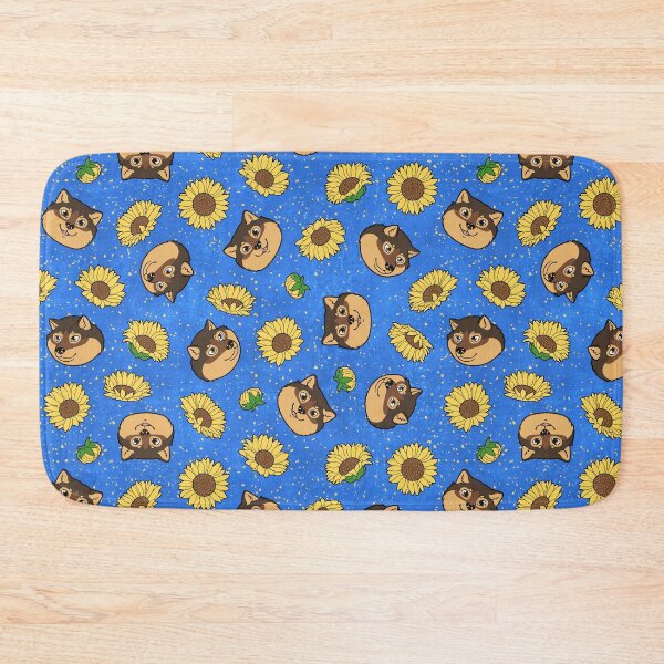 Item preview, Sesame Hokkaido Faces and Himawari Sunflowers Pattern (All-Over Print) designed and sold by HokkaidoHANA.
