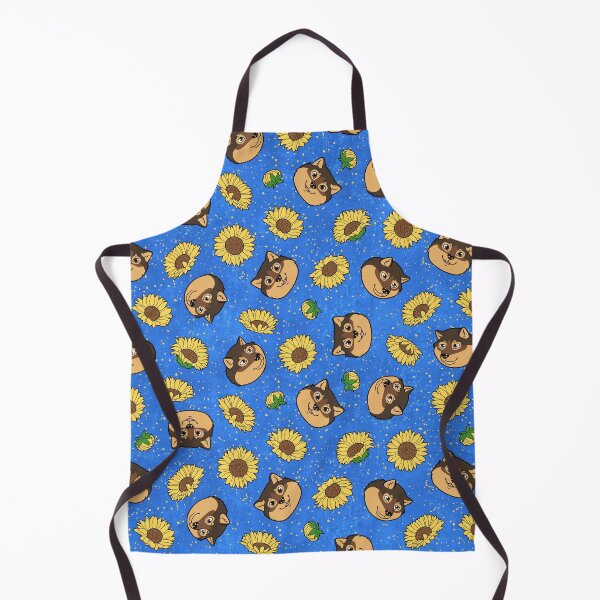 Item preview, Sesame Hokkaido Faces and Himawari Sunflowers Pattern (All-Over Print) designed and sold by HokkaidoHANA.