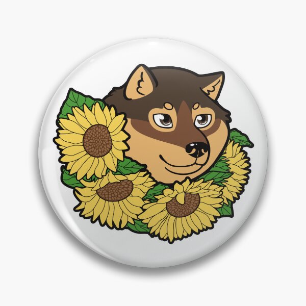Item preview, Sesame Hokkaido Face and Himawari Sunflowers - Peace for Ukraine designed and sold by HokkaidoHANA.