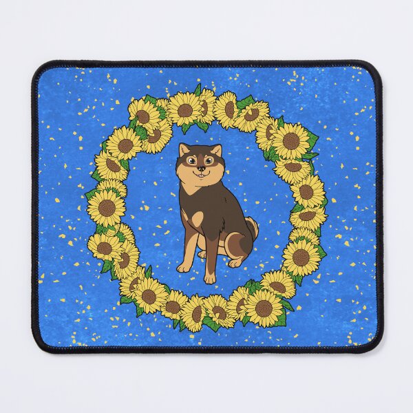 Item preview, Sesame Hokkaido and Himawari Sunflowers Wreath (All-Over Print) designed and sold by HokkaidoHANA.