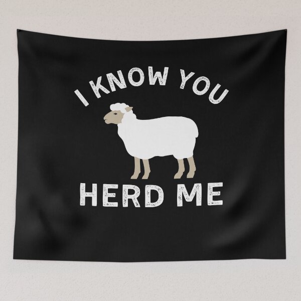 Item preview, Funny Sheep Lover Gift I Know You Herd Me designed and sold by Mindcaptain.