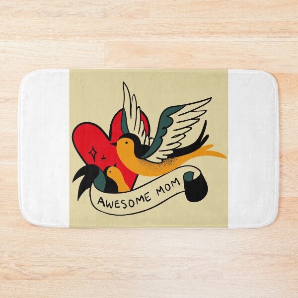Item preview, Awesome Mom or mother with birds and love designed and sold by LGMmugsdesign.