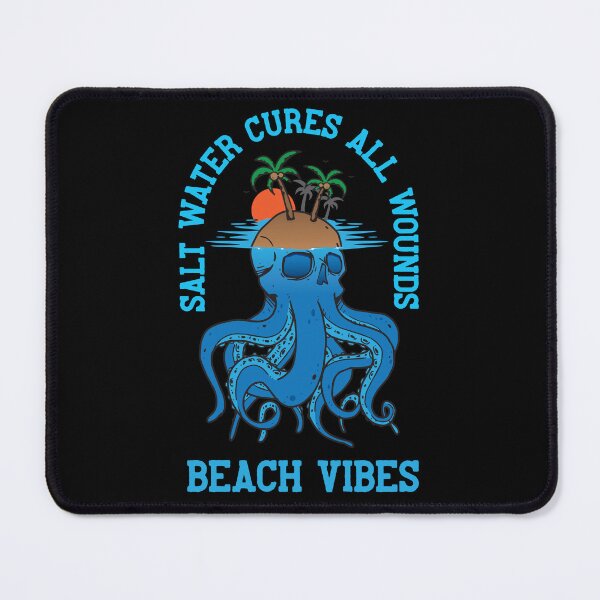 Item preview, Salt Water Cures All Wounds - Octopus Island designed and sold by blackdogshop.