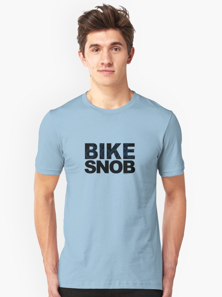 Camiseta Bike Snob Snob Bicicleta Azul De Andi Bird