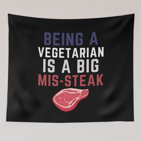 Item preview, Being a Vegetarian is a Big Mistake - Funny BBQ designed and sold by MacAndMoose.