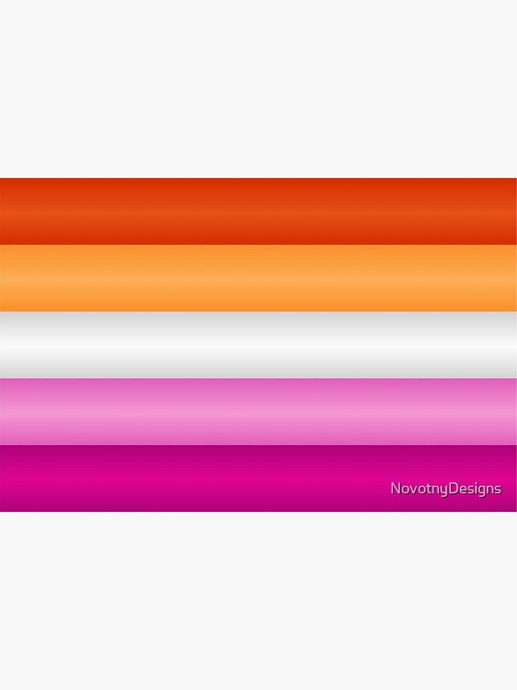 Lesbian Pride Flag Poster For Sale By Novotnydesigns Redbubble