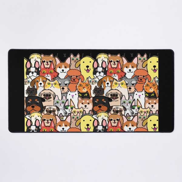 Item preview, Dogs And Cats Valentine's Squad Pattern Suspension Crowded Pet Owners Lovers Socks  designed and sold by Dr.YesOrNo.