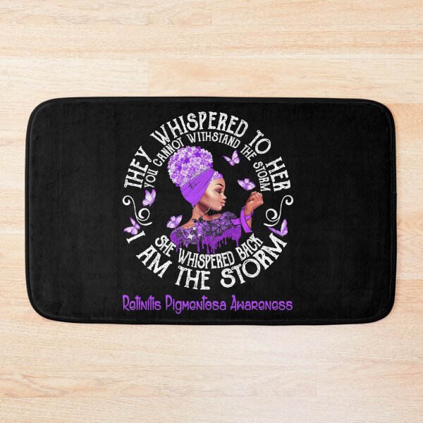 Item preview, Black Girl Fighter Strong I Am The Storm Retinitis Pigmentosa Awareness designed and sold by Mnrshirley.