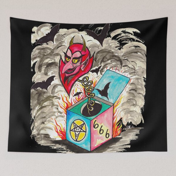 Item preview, Devil In The Box - Art By Kev G designed and sold by ArtByKevG.