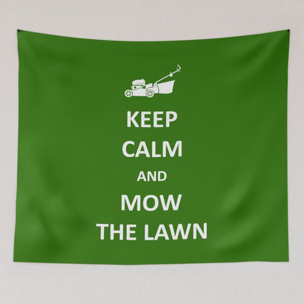 Item preview, Keep calm and mow the lawn designed and sold by StencilMyst ..