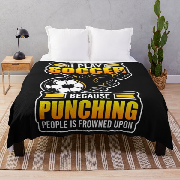 Item preview, Play Soccer club goalkeeper Punching People designed and sold by ClamenTaon.