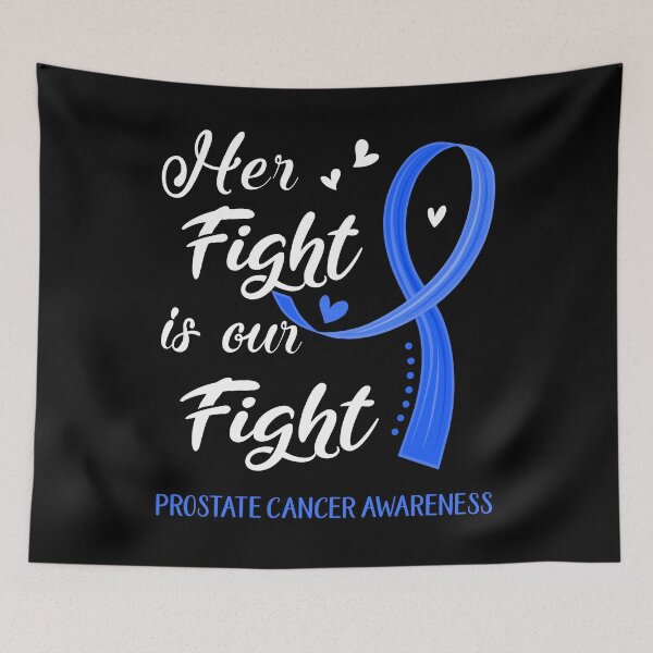 Item preview, Her Fight Is Our Fight Prostate Cancer Awareness designed and sold by Kohend.
