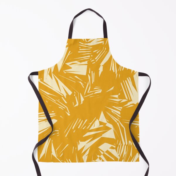 Item preview, Golden Yellow Abstract Brush Texture Pattern  designed and sold by patternsoup.