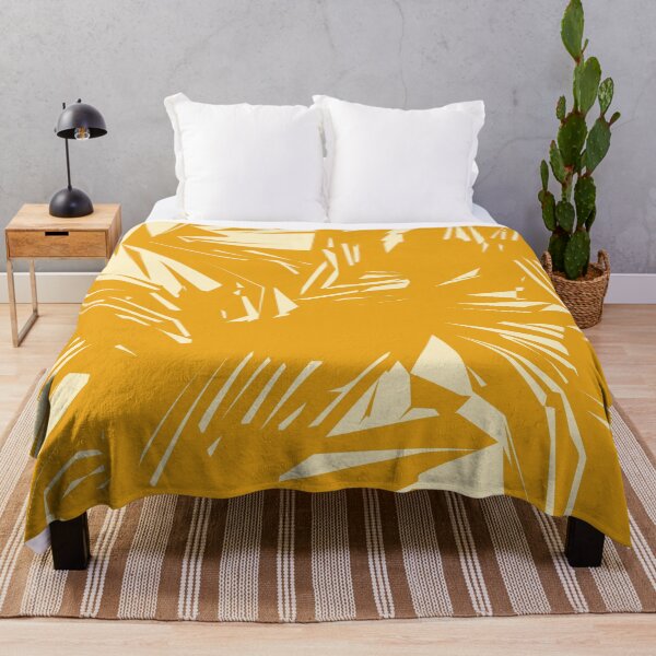 Aperçu de l'œuvre Motif de texture de brosse abstraite jaune doré créée et vendue par patternsoup.