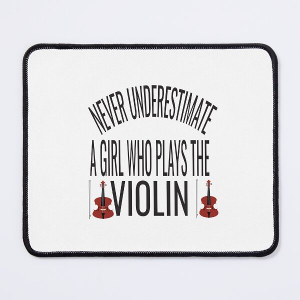 Item preview, Violin, Never Underestimate A Girl Who Plays The Violin, Violin Gift, Violinist Gifts, Violin Player, Violin Teacher Gift designed and sold by karim82.