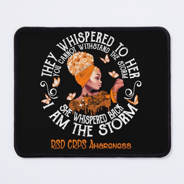 Item preview, Black Girl Fighter Strong I Am The Storm RSD CRPS Awareness designed and sold by Mnrshirley.