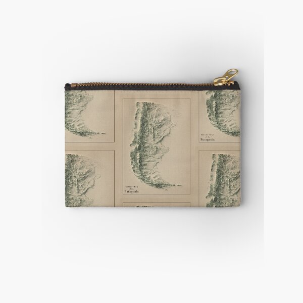 Item preview, Patagonia in Argentina and Chile Relief Map 3D digitally-rendered designed and sold by ThinkAboutMaps.
